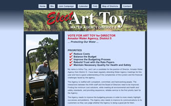 Art Toy campaign website