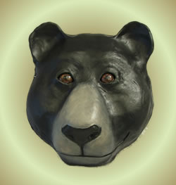 black bear mask