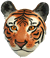 tiger cat mask button